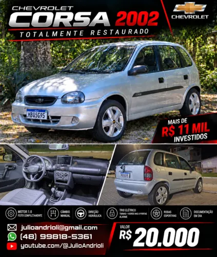 Chevrolet Corsa Wind 1.0 Mpf/milleniumi/ EFI 4P 2002