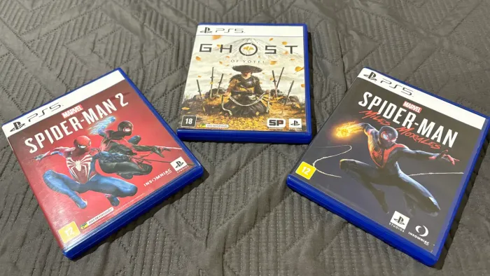 03 Jogos ps5 ghost of yotei e spiders