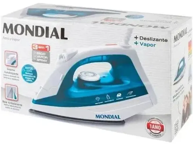 FERRO DE PASSAR MONDIAL À VAPOR