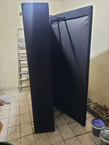 Cama solteiro Baú retrátil ortobom ( Pra sair hoje )