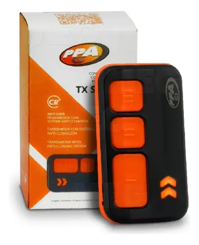 Controle Remoto Ppa Tx Stone 3 Botões 433mhz Para Portões Alarmes 