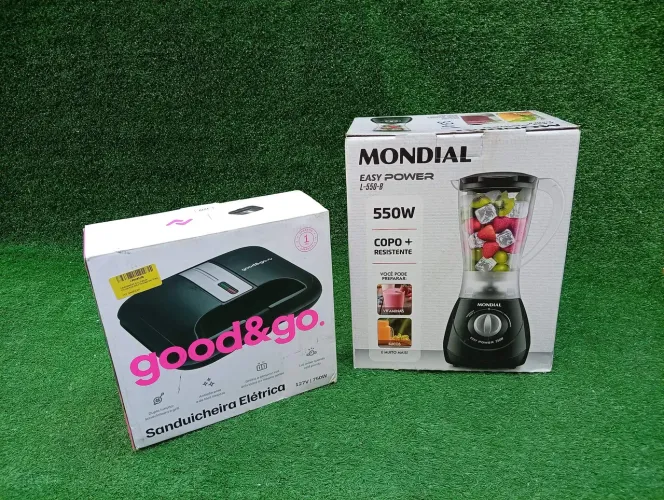 Kit Sanduicheira Grill+ Liquidificador - Entrega Grátis Rio das Ostras 