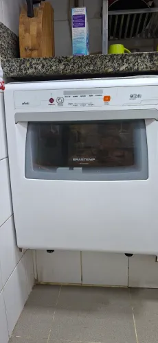 Lava-Louças Brastemp Ative! 8 Serviços Branca - Funcionando Perfeitamente