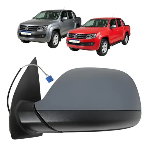 Retrovisor Eletrico Volkswagen Amarok 2010 A 2025 Capa Cinza