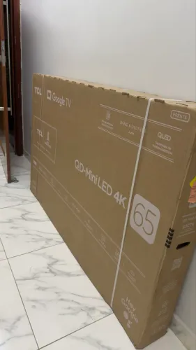 Smart TV 65" TCL 4K UHD MiniLED 65C7K 144Hz Google TV AiPQ - NOVA/LACRADA