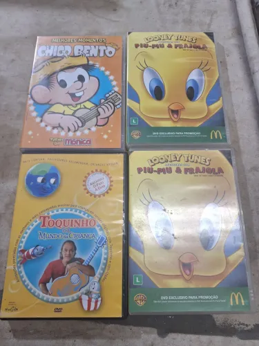 DVDs - desenho. valor unitário  