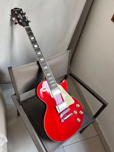 Guitarra Strimberg + Amplificador Meteoro Júnior 35gs 35w
