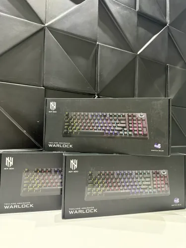 Teclado mecânico walorck Rainbow 90% Switch blue