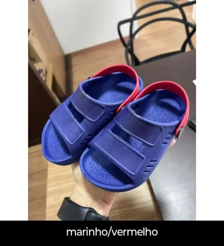 Papete infantil babuche sandália menino