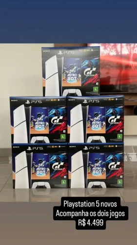 Playstation 5 novo lacrado com jogos