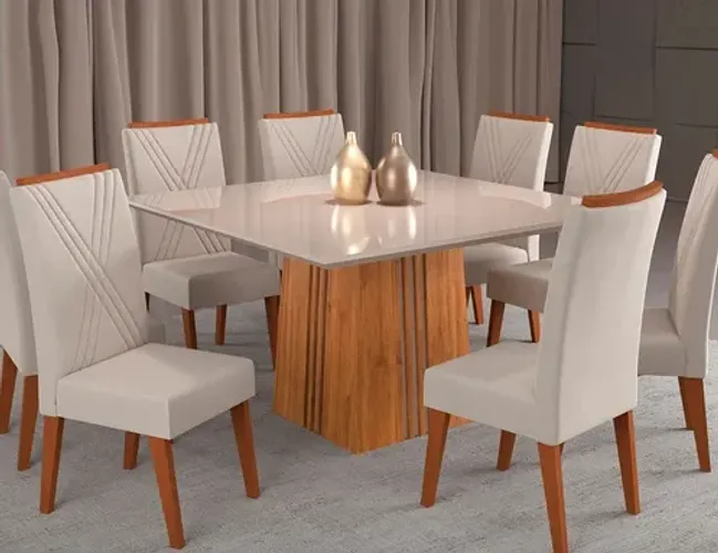 Tampo de Mesa 130x130cm (vidro trincado)