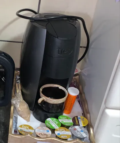 Cafeteira 3 corações