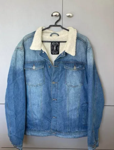 Jaqueta Jeans com lã