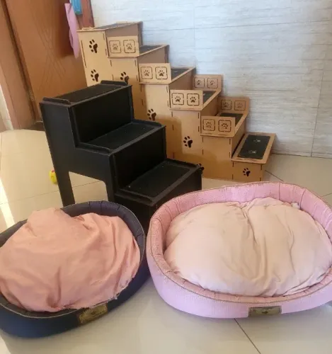 Camas e escadas para pets
