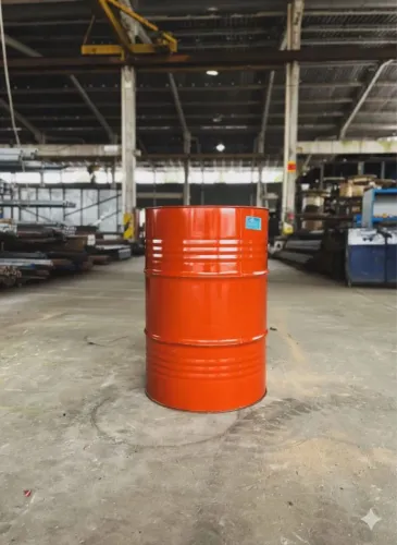 Tambor Galão 200 Litros vermelho tampa fixa