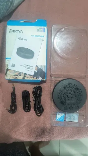 Microfone de Conferência Boya BY-BMM400 - Com Alto-falante (PC e Celular)