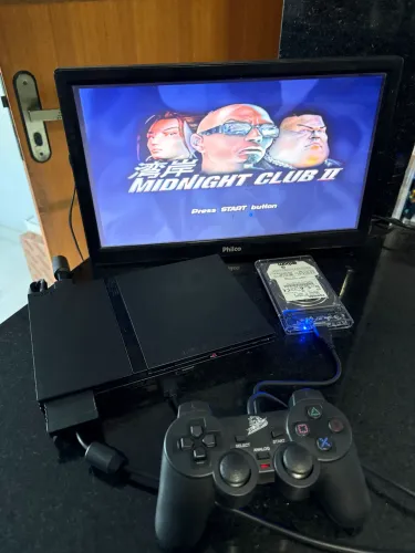 Ps2 com HD de jogos (ENVIO OLXPAY)