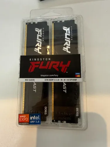 Memória Kingston Fury Beast 64GB 2x32GB DDR5 6000MHz CL30 EXPO/XMP