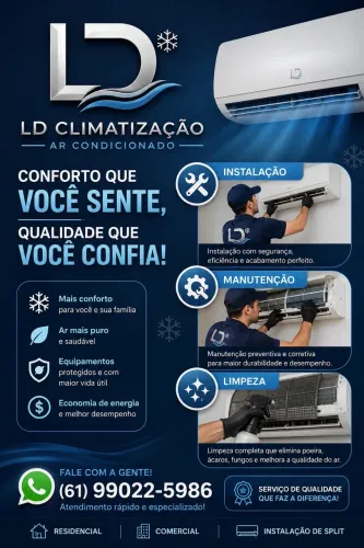 Instalação e manutenção de ar-condicionado