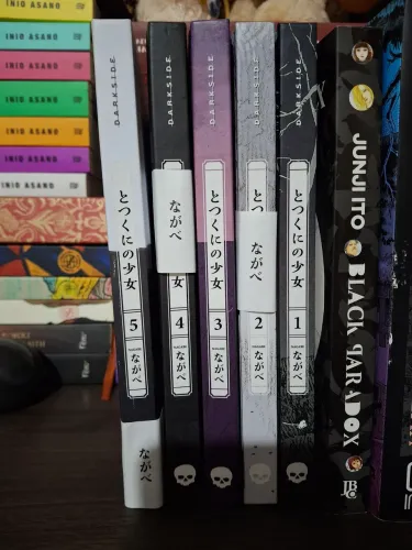 Mangá " A MENINA DO OUTRO LADO VOL 1 AO 5"