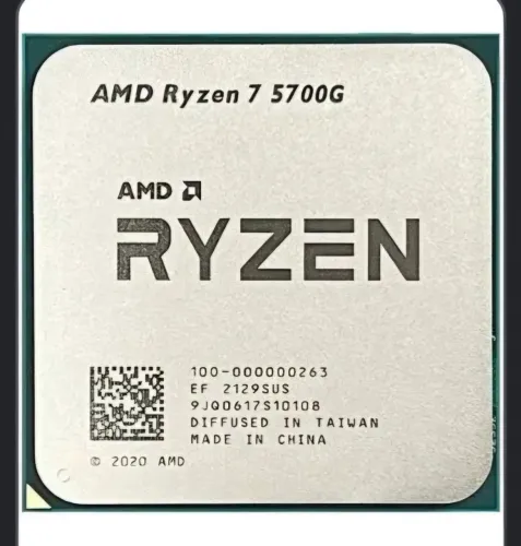 RYZEN 7 5700G COM CAIXA E COOLER ORIGINAIS