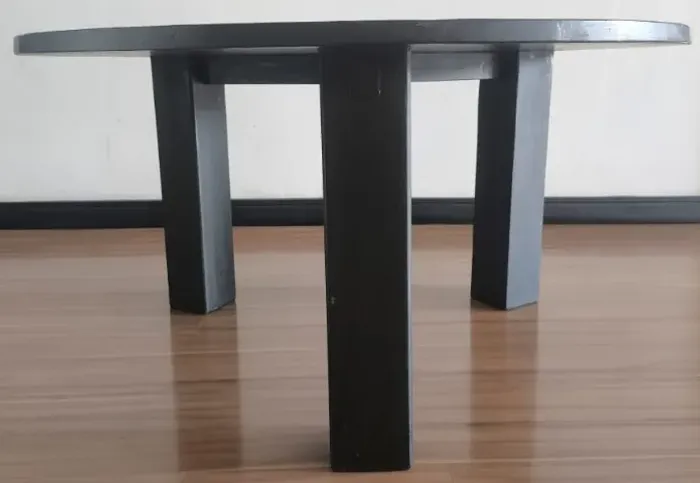 Mesa de Centro Madeira Maciça Preta Aceita Oferta (Leia) V/T