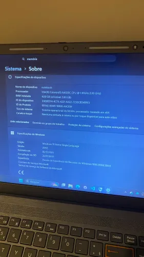 Notebook Positivo Vision C15 4GB 128GB Windows 11