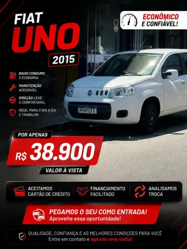 Fiat Uno Vivace/rua 1.0 EVO Fire Flex 8V 5P 2015