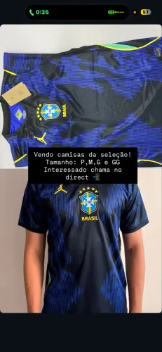 Camisa Seleção Brasileira