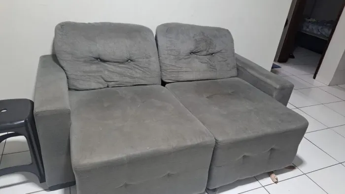 Sofá retrátil 3 lugares 