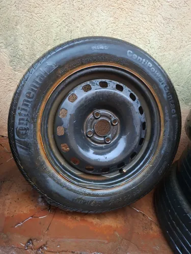 Step 185/65-15 PNEU meia vida mais ARO de ferro pra sair do sufoco melhor que a roda fina