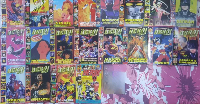 Coleção Revistas Herói e Herói Gold Editora Sampa