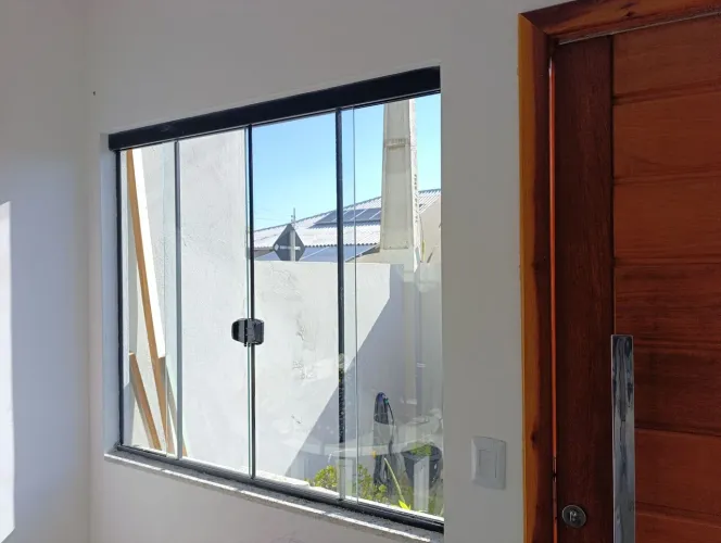 Janela Blindex 1,35 altura x 1,23 largura