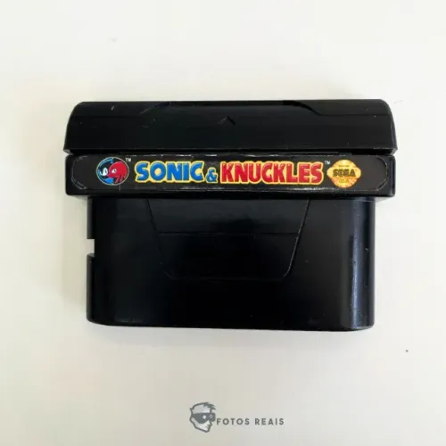 ADAPTADOR SONIC E KNUCKLES (LER OBSERVAÇÃO) SEMINOVO - MEGA DRIVE