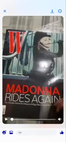 Madonna W e rolling stone magazine