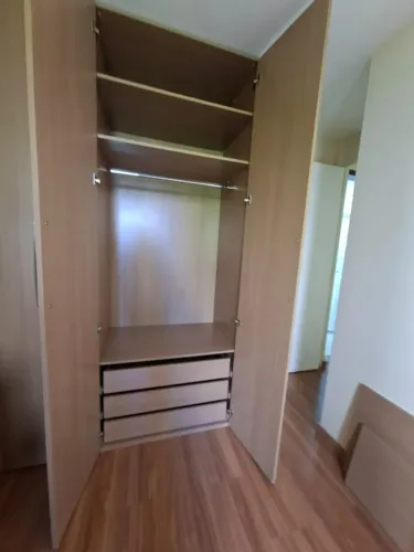 Armário Dormitório Criare Completo Cama e Criados-mudos.