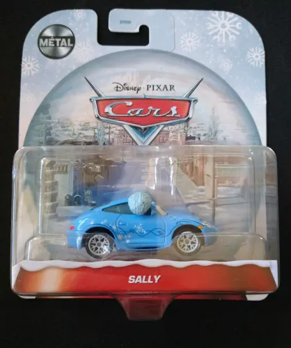 Oficial Disney Pixar Cars - Sally edição de inverno/Snowball