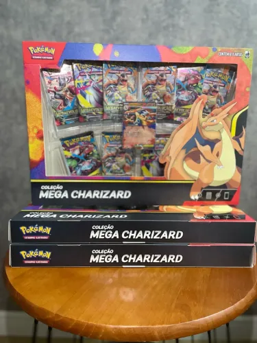 (PT/BR) 5 Box Mega Evolução Mega charizard x e Y