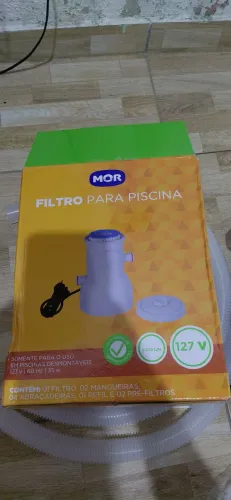 Filtro para Piscina Mor 127V - 2.200 L/h - Novo na Caixa