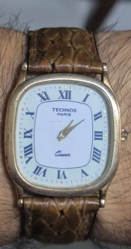 Relógio TECHNOS PARIS VINTAGE À QUARTZ - ÓTIMO ESTADO
