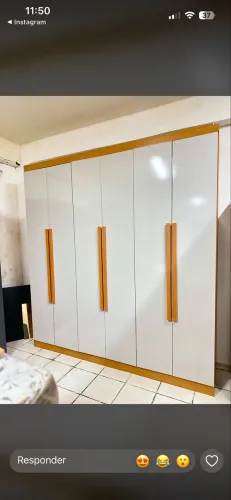 Guarda-roupa de casal 6 portas com montagem imediata 
