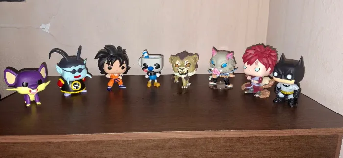Conjunto 8 Funko Pop Diversos - Originais Sem Caixa