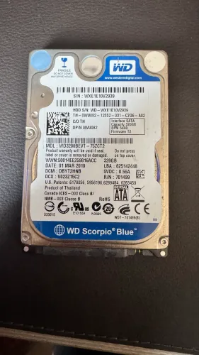 HD 320GB WD Scorpio Blue