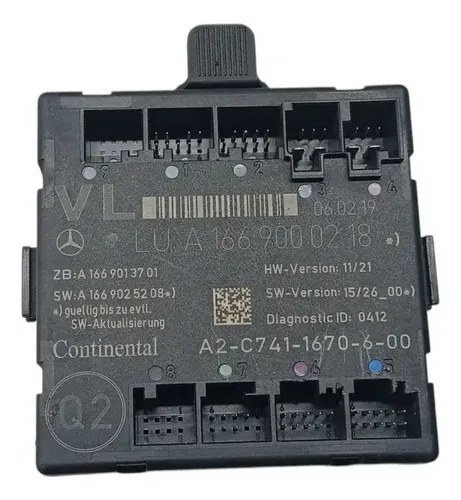 Módulo Porta Diant Esq Mercedes Gla200 1.6 T 2019