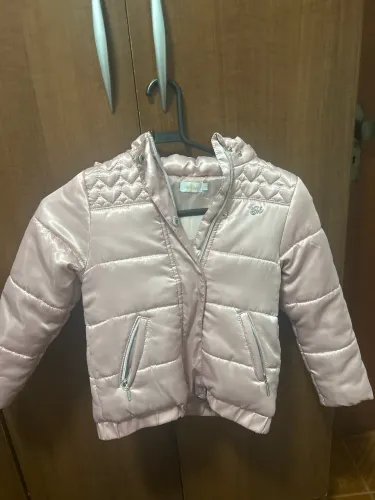 Jaqueta infantil com capuz removível da grife infantil MILON