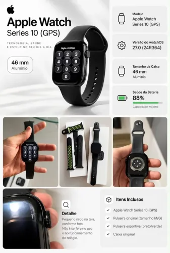 Apple Watch Séries 10 46mm - GPS