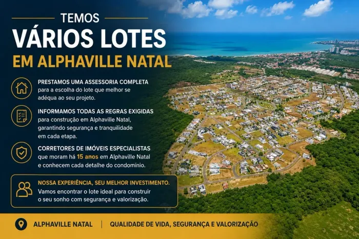 LOTES EM ALPHAVILLE NATAL