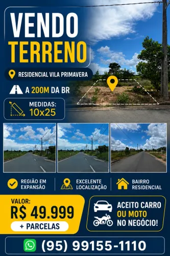 TERRENO - RESIDENCIAL VILA PRIMAVERA