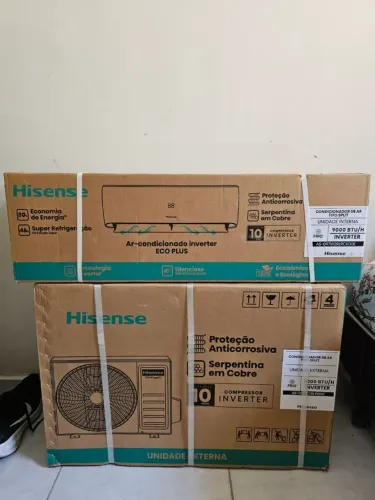 Ar Condicionado Split Inverter 9.000 BTUs Hisense Eco Plus - Frio