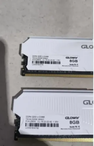 Kit de memoria Gloway16gb 2x8gb  ddr4 3200mhz Cl18